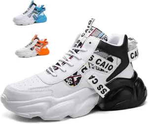 𝐌𝐞𝐧'𝐬 𝐖𝐚𝐥𝐤𝐢𝐧𝐠 𝐒𝐡𝐨𝐞𝐬 Chunky Sneakers Casual Trainers Fashion Workout Gym Tennis Shoes Trendy Youth Student Thick Sole for Men
