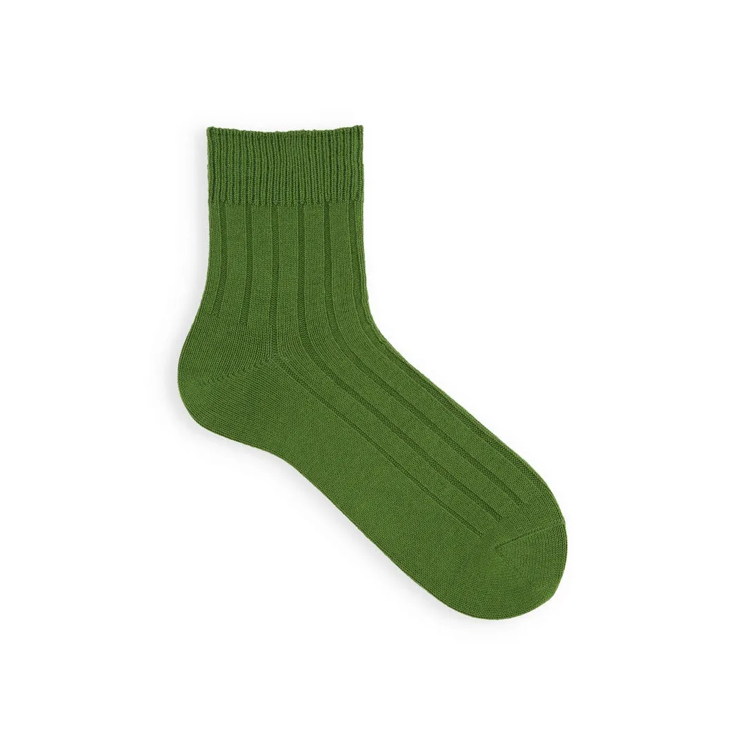 062131153 Wide Ribbed Short Socks M