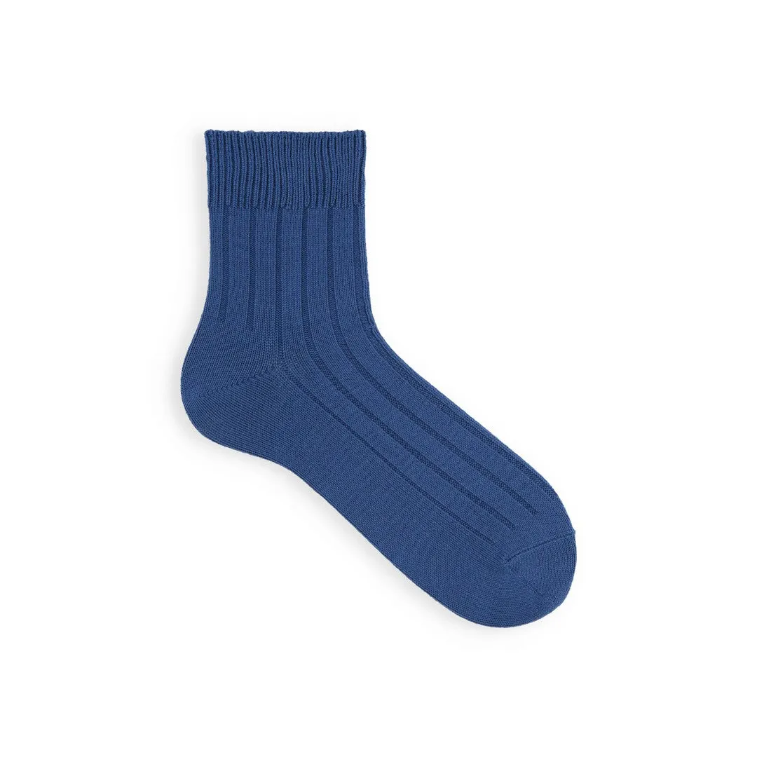 062131153 Wide Ribbed Short Socks M