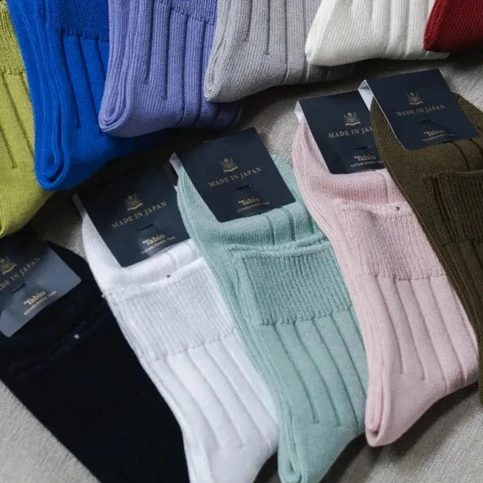 062131153 Wide Ribbed Short Socks M