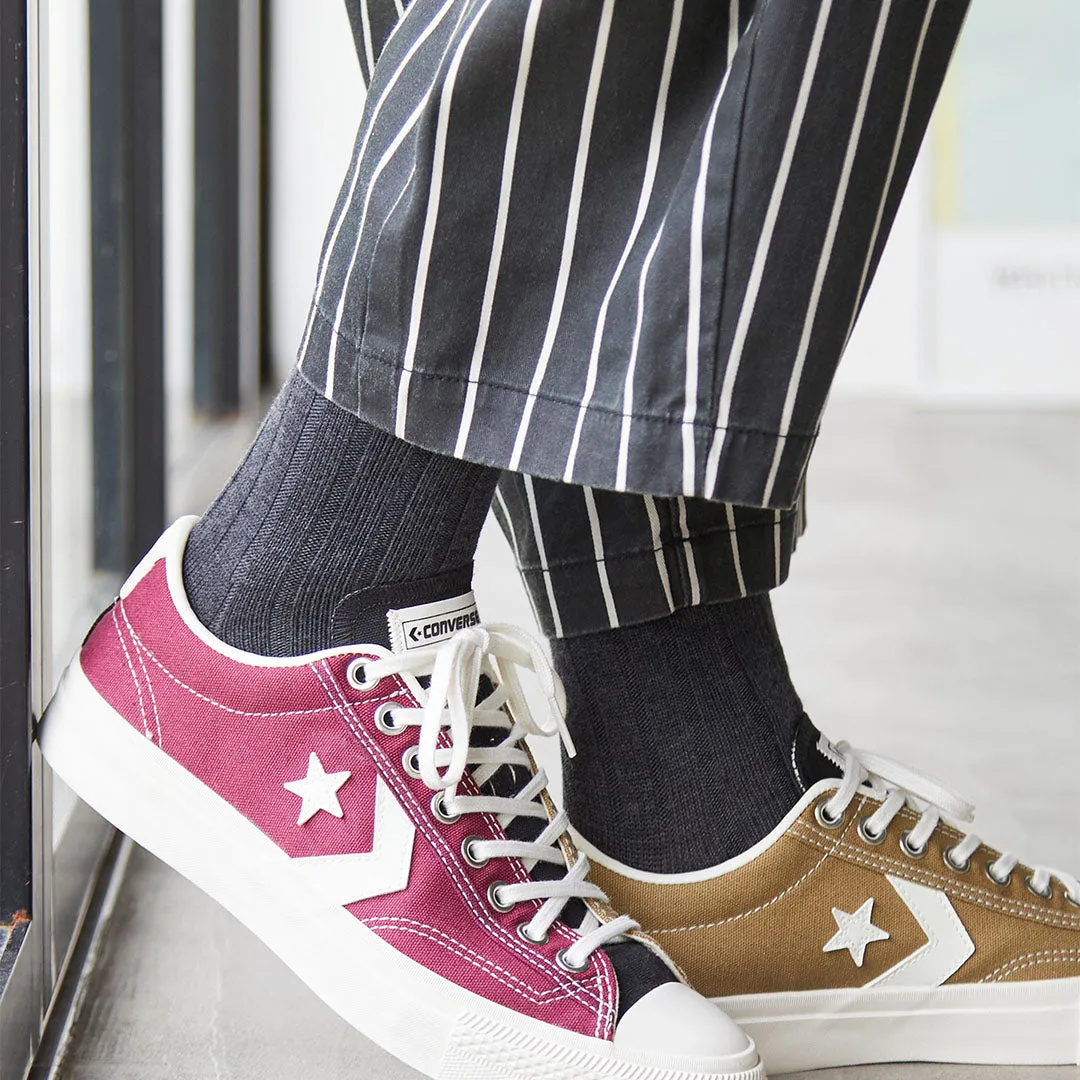 062131153 Wide Ribbed Short Socks M