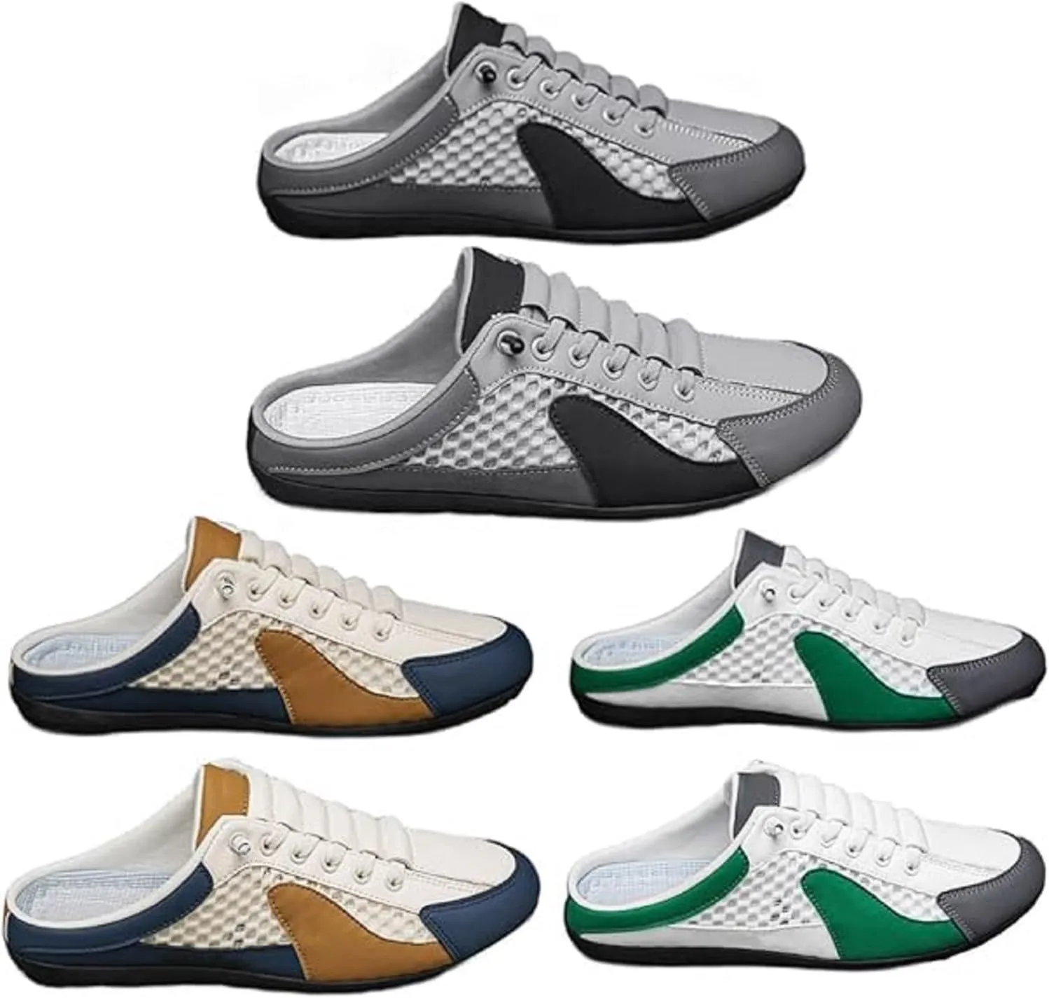 2025 New Men Slippers Casual Sports Shoes Low Top Baotou Half Drag Sneakers for Men, Fashionable Mens Slip On Shoes for Spring Summer