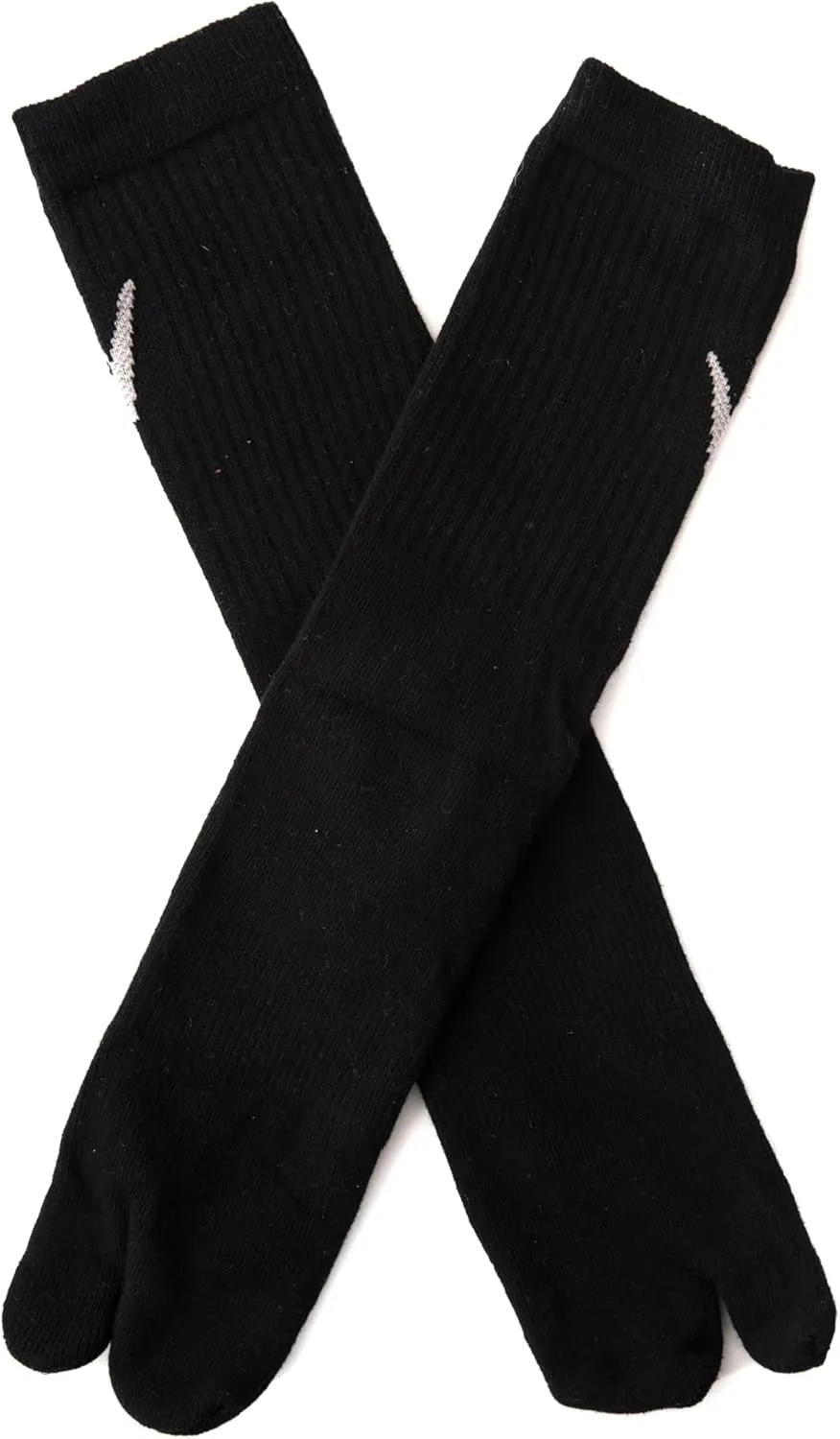 3 Pairs Thick Flip-Flop Big Toe Socks Crew Mid Calf or Ankle Size: Women 9-12 Men 8-11