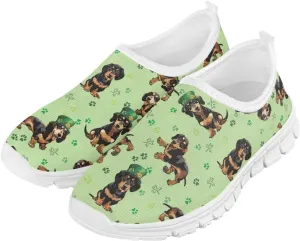 4 Leaf Shoes for Girls Running Slip On Shoes Size Little Kid St. Patrick's Day Shoes