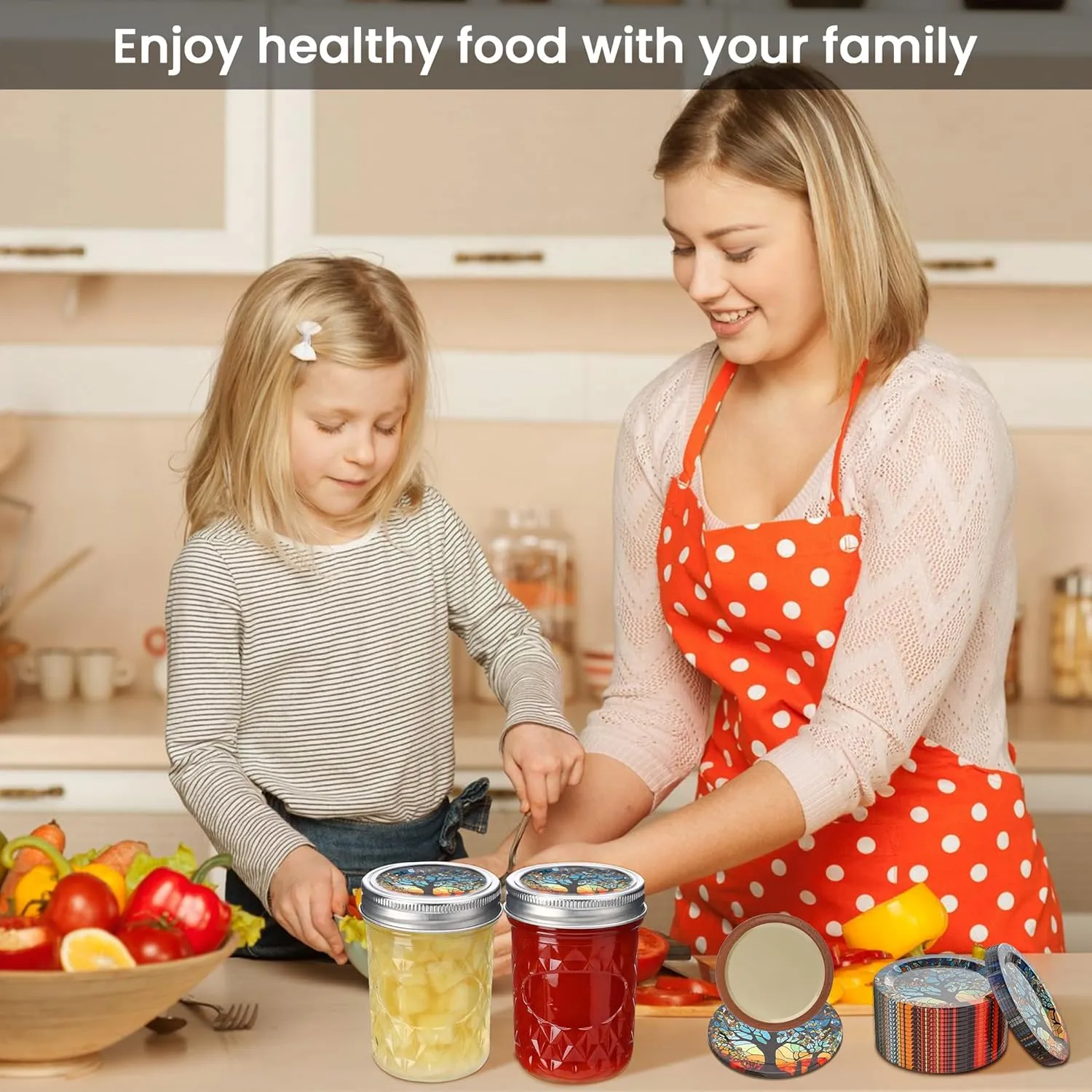 50Pcs Canning Lids Regular Mouth, Superb Canning Lids Not Easy to Rust Excellent Air Tightness, Thick Mason Jar Lids Prevent Warping - Food Grade Material