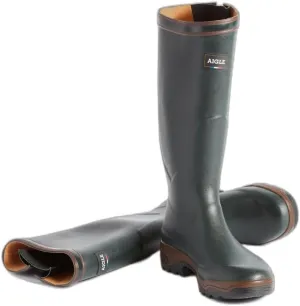 Aigle Mens Benyl M Rubber Brown Boots 10 US