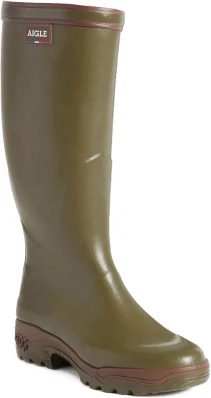 Aigle Men's Rain Boots Wellies, Khaki Green, 9 AU