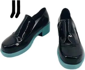 Anime Cosplay Shoes Project Sekai Colorful Stage Shoes Anime Boots Shoes for Girls with Accessory