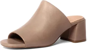 Anthony Veer Lotte Block Sandals for Women | Italian Leather Upper | Leather Lining | Ortholite® Cushioned Footbed | Natural Neolite Outsole