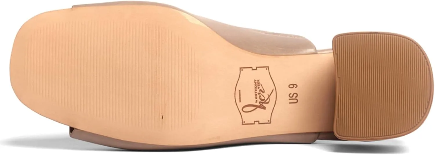 Anthony Veer Lotte Block Sandals for Women | Italian Leather Upper | Leather Lining | Ortholite® Cushioned Footbed | Natural Neolite Outsole