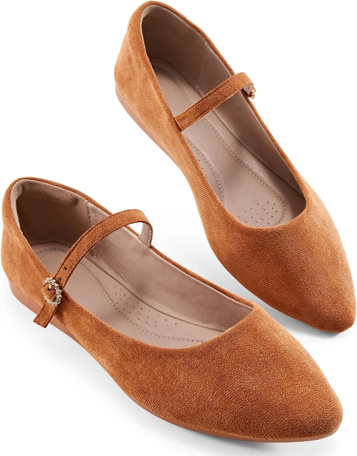 Aomigoct Ballet Flats Shoes for Women: Dressy Comfortable Wedding Flat - Ladies Dress Casual Walking Shoe