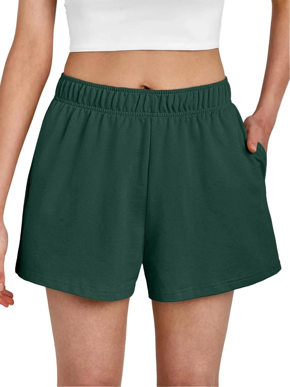 AUTOMET Womens Sweat Shorts Trendy Casual Athletic Running Summer Vacation Outfits Comfy 2025 Fashion Workout Clothing