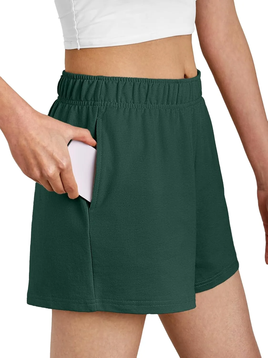 AUTOMET Womens Sweat Shorts Trendy Casual Athletic Running Summer Vacation Outfits Comfy 2025 Fashion Workout Clothing