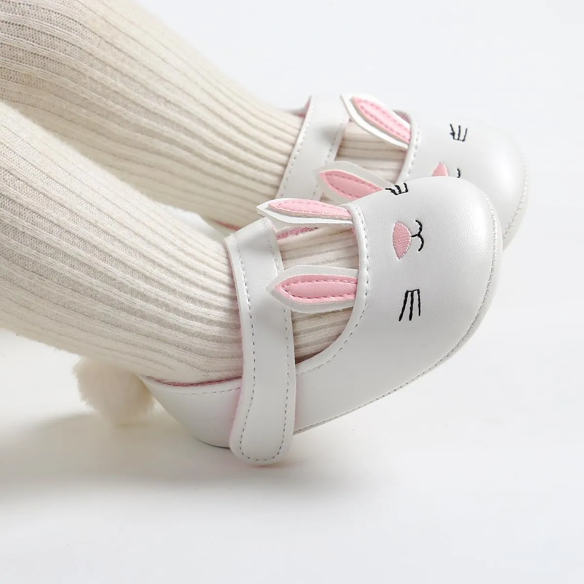 Baby Girls Mary Jane Flats with Bowknot Floral Princess Wedding Dress Shoes Soft Newborn Infant Crib First Walkers Prewalker
