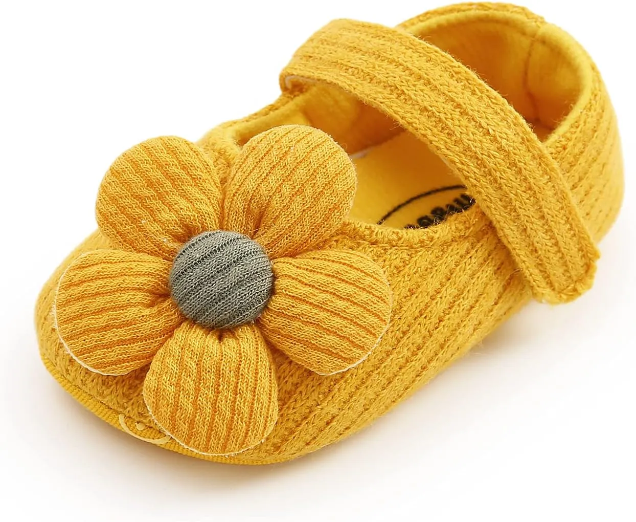 Baby Girls Mary Jane Flats with Bowknot Floral Princess Wedding Dress Shoes Soft Newborn Infant Crib First Walkers Prewalker