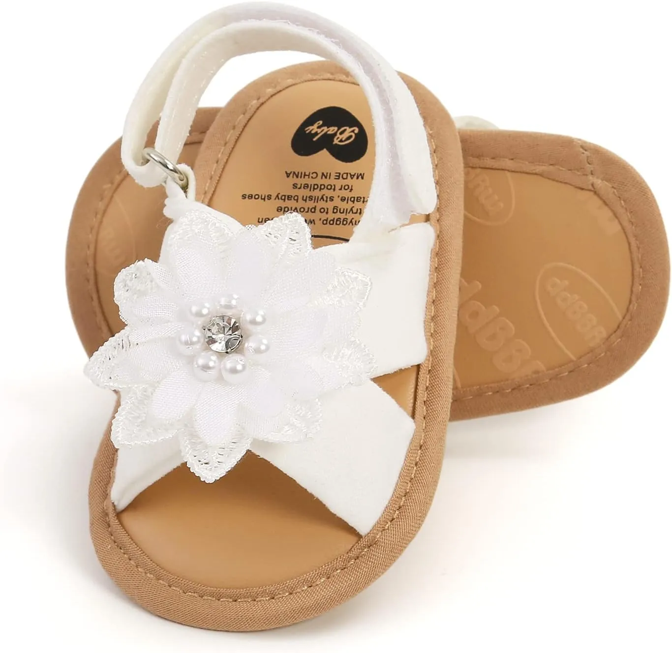 Baby Girls Mary Jane Flats with Bowknot Floral Princess Wedding Dress Shoes Soft Newborn Infant Crib First Walkers Prewalker