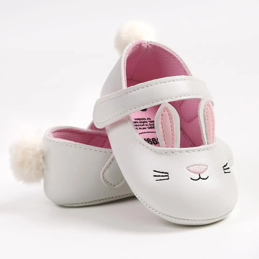 Baby Girls Mary Jane Flats with Bowknot Floral Princess Wedding Dress Shoes Soft Newborn Infant Crib First Walkers Prewalker