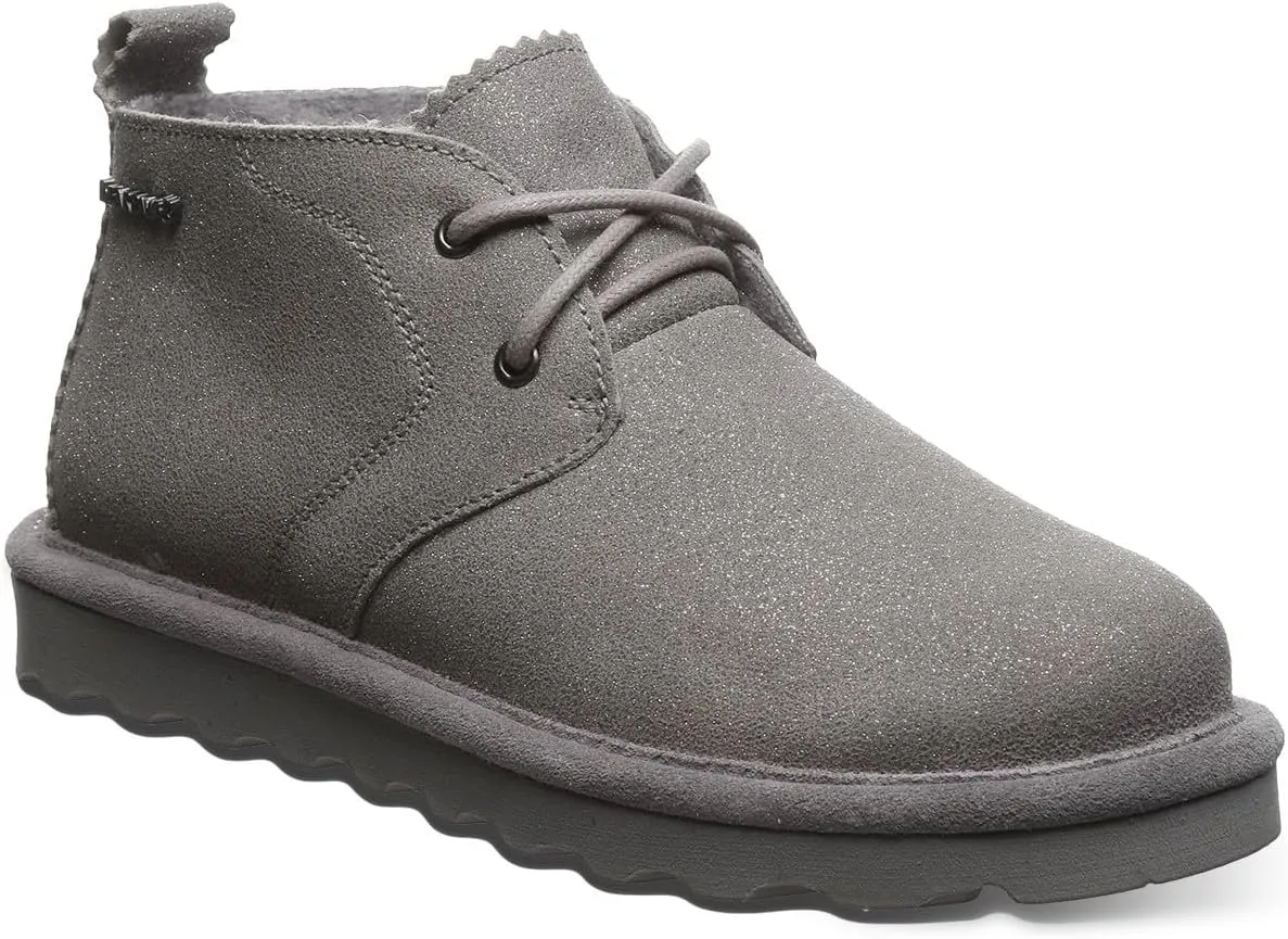 BEARPAW Womens Skye Suede Ankle Chukka Boots