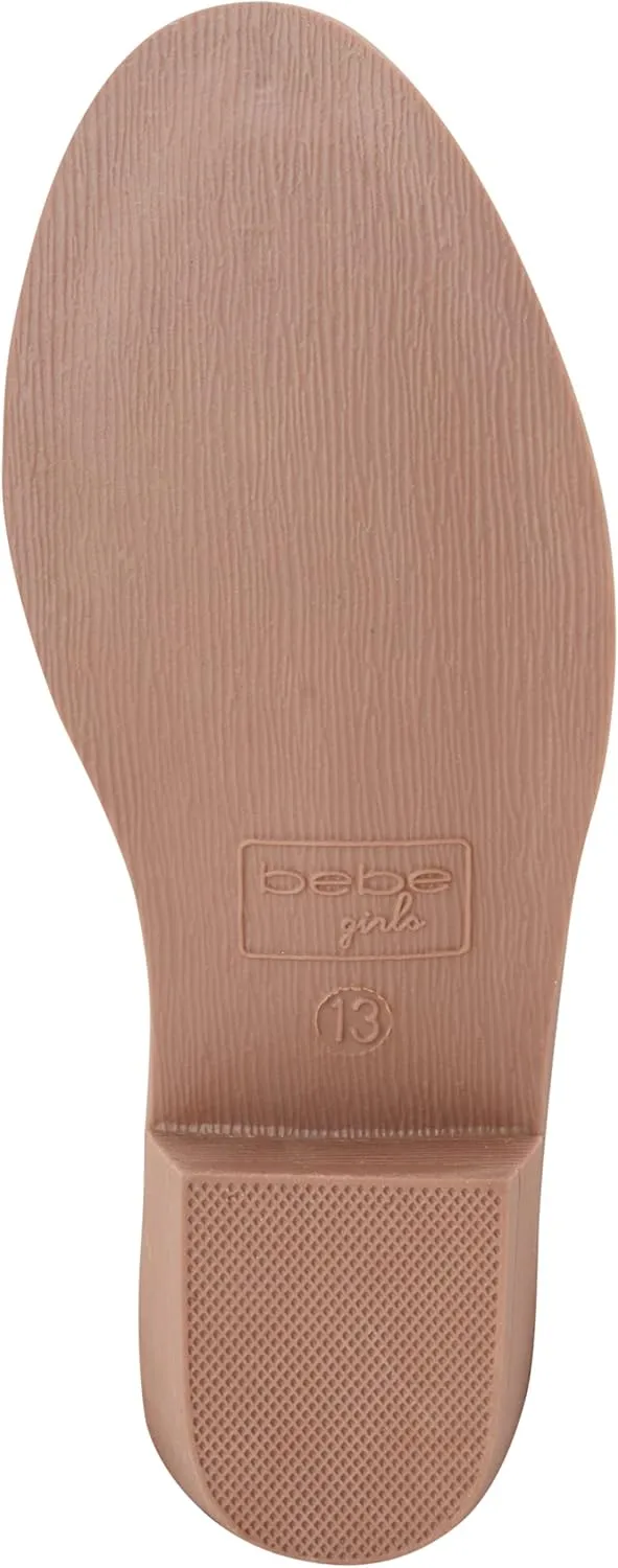 bebe Girls' Cowboy Boots - Classic Western Country Cowgirl Boots - Mid Calf Riding Shoes for Toddlers Little and Big Girls