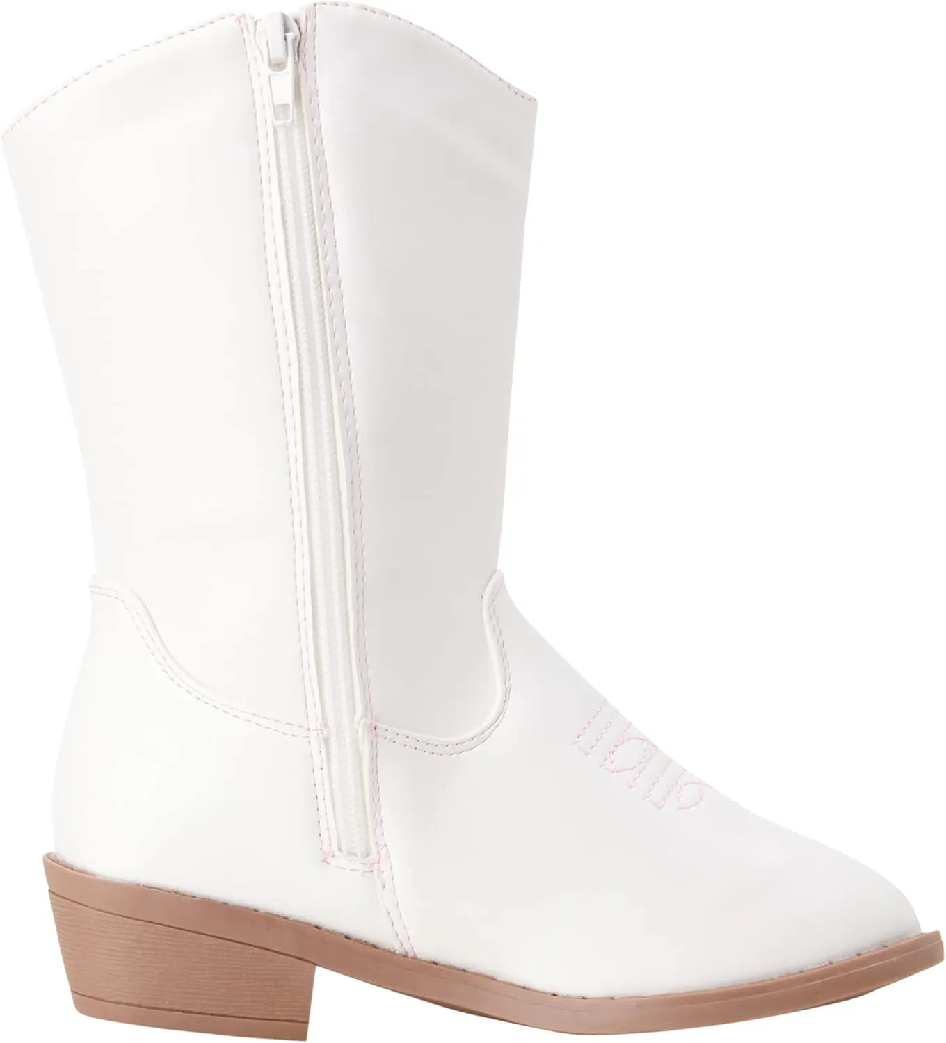 bebe Girls' Cowboy Boots - Classic Western Country Cowgirl Boots - Mid Calf Riding Shoes for Toddlers Little and Big Girls