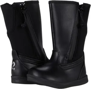 BILLY Footwear Kids Rain for Toddlers - Dual Zipper, Closed and Raised Round Toe, Water Resistant High Boots
