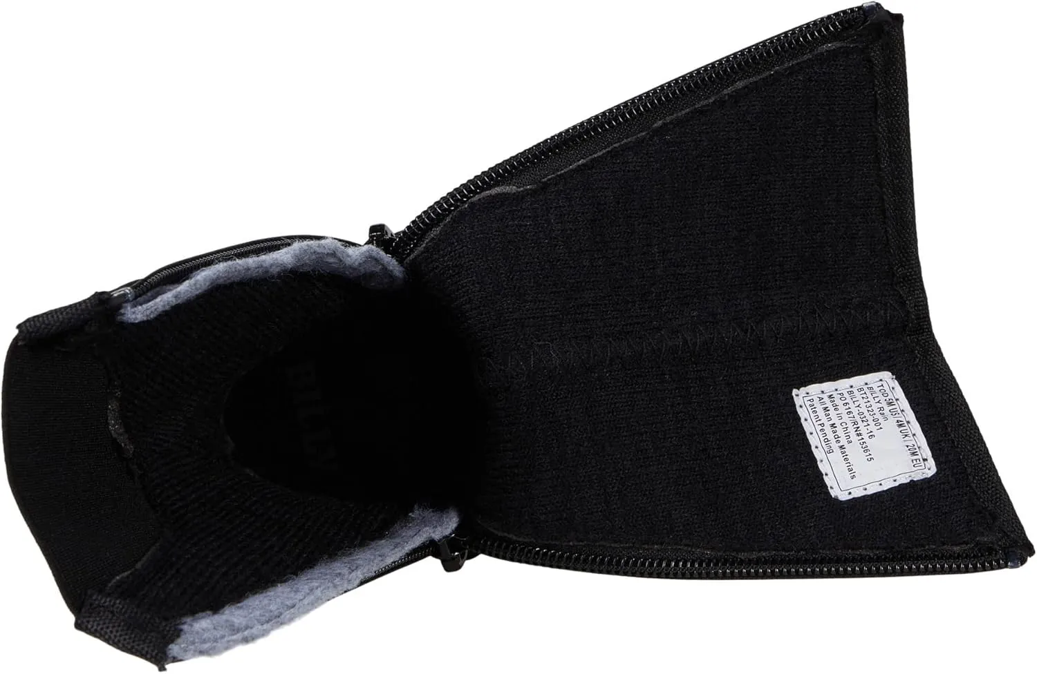 BILLY Footwear Kids Rain for Toddlers - Dual Zipper, Closed and Raised Round Toe, Water Resistant High Boots