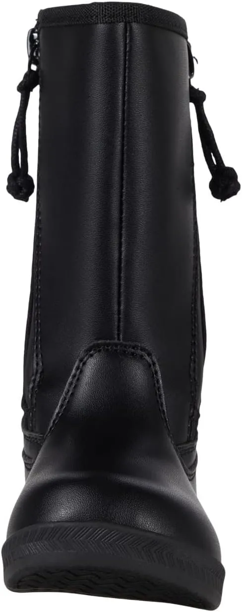 BILLY Footwear Kids Rain for Toddlers - Dual Zipper, Closed and Raised Round Toe, Water Resistant High Boots