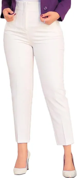 BIRW Womens High Waisted Pants 2025 Trendy Skinny Business Work Casual Pencil Trousers with Pockets