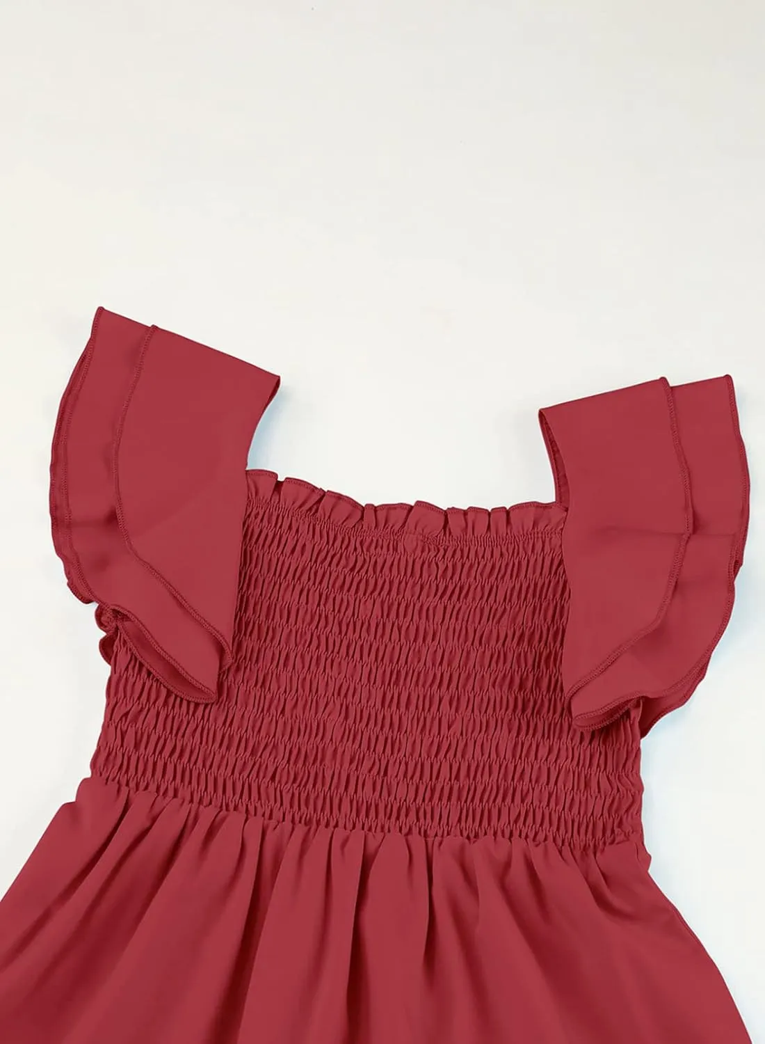 blibean Tween Girls Elegant Ruffle Sleeve Dresses Size 6-15 Years