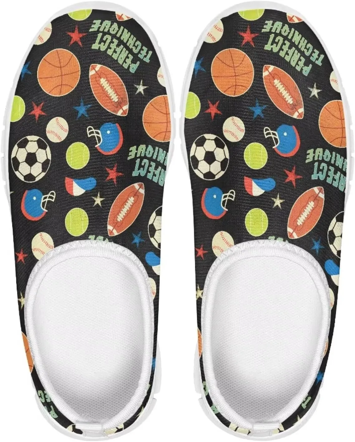Boys Tennis Shoes Cute Slip On Sneakers for Little Kids Running Shoes