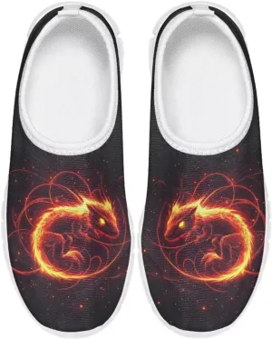 Boys Tennis Shoes Cute Slip On Sneakers for Little Kids Running Shoes