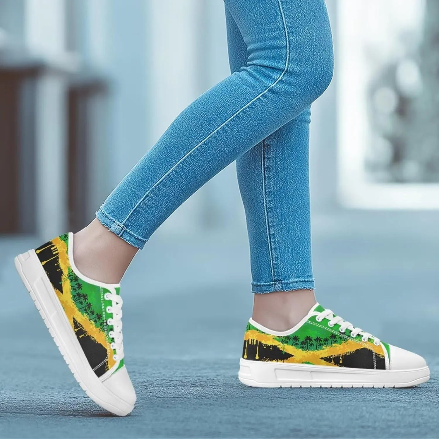Canvas Shoes for Women Low Top Casual White Black Sneakers Womens Lace Up Fashion Comfortable Walking Shoes