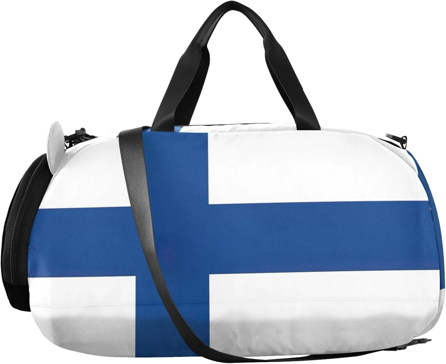 Carry on Duffel Bag Boy Finland Flag Overnight Bags Toddler Travel Duffle Bags Girls Tote Gym Duffle Kids Luggage