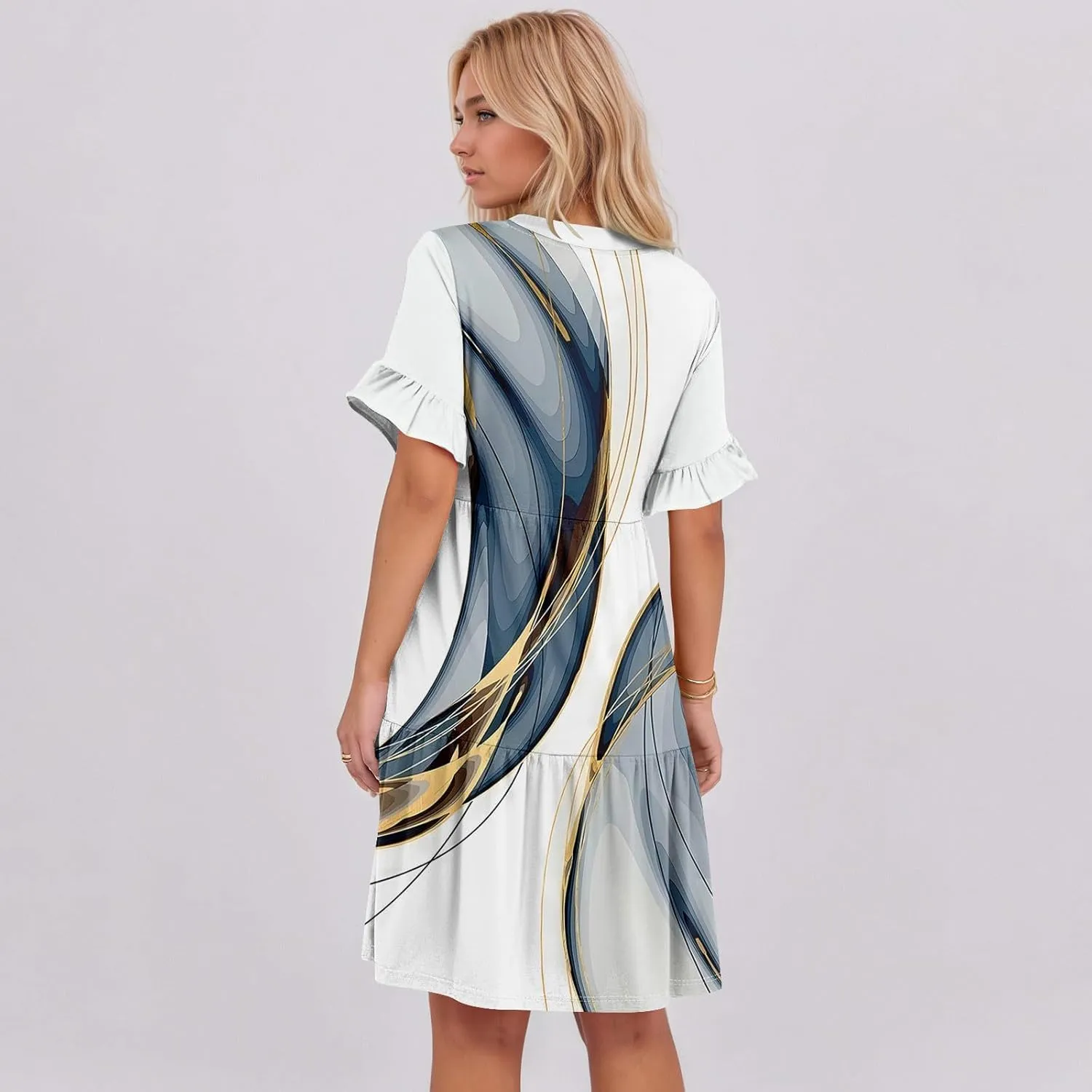 Casual Dresses for Women, Boho Beach Vacation Flowy Trendy Elegant Womens Sundresses