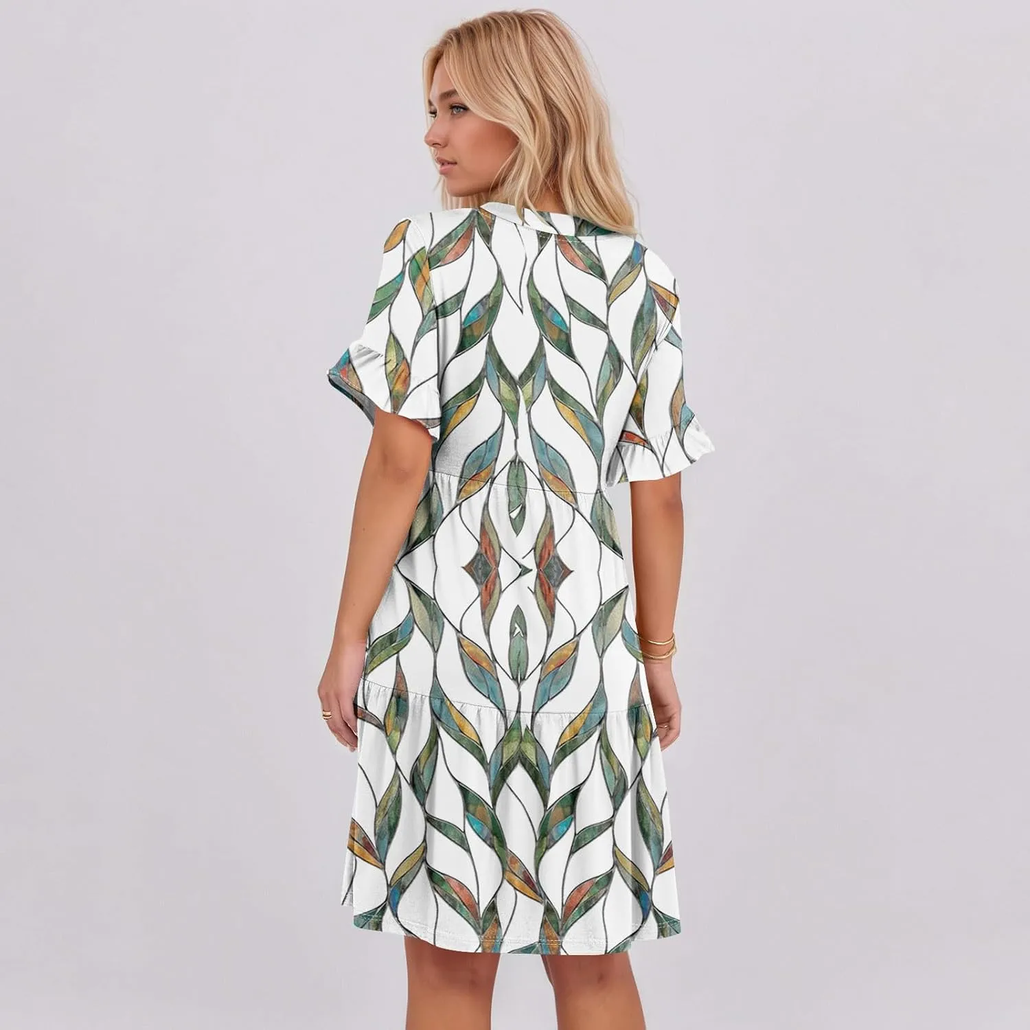 Casual Dresses for Women, Flowy Travel Vacation Elegant Trendy Boho Sundresses for Women