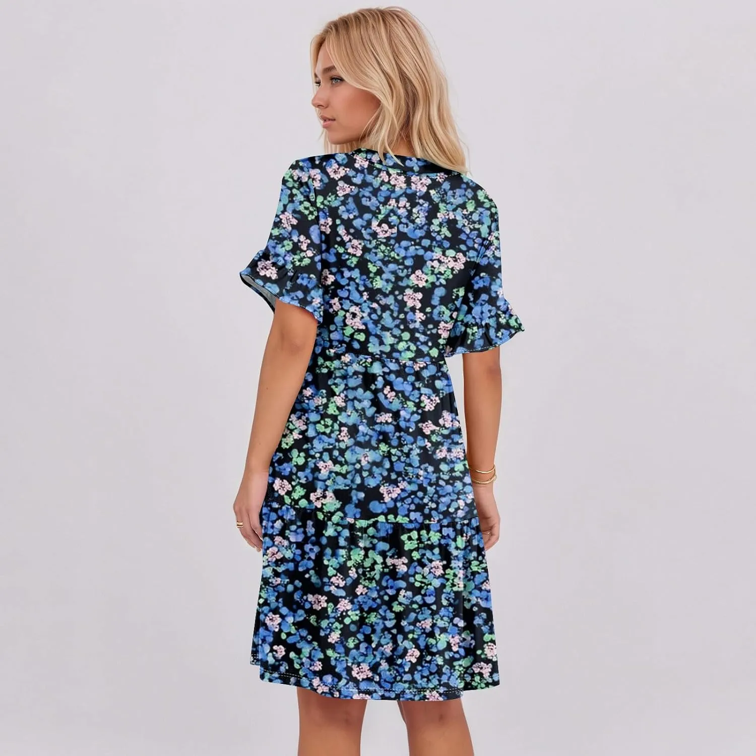 Casual Dresses for Women, Flowy Travel Vacation Elegant Trendy Boho Sundresses for Women