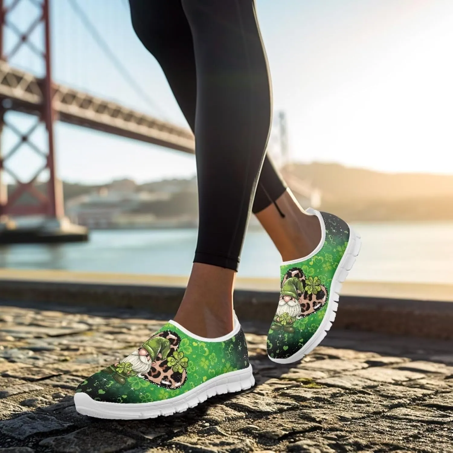 Casual Sneakers for Women Trendy Slip On Walking Shoes Comfy Work Shoes