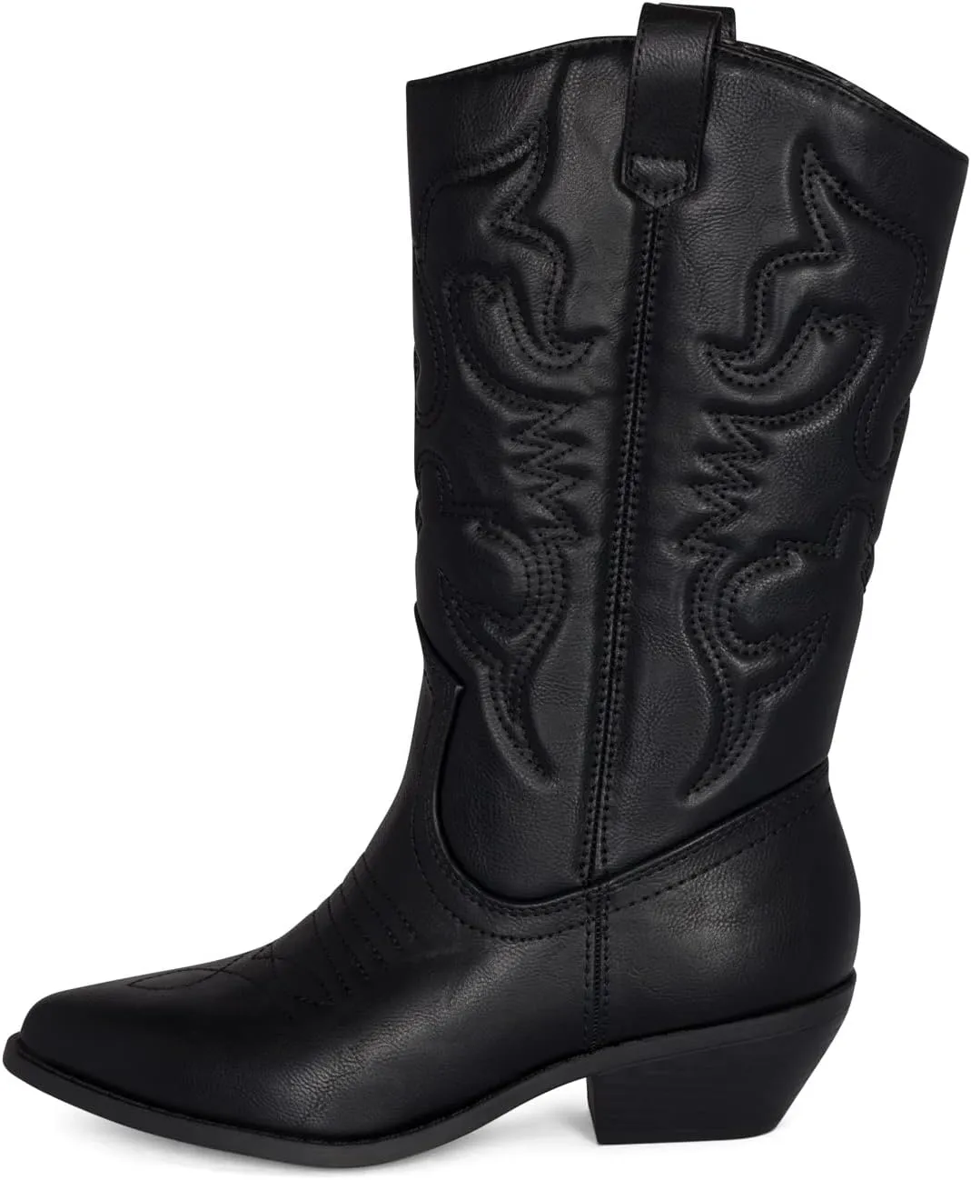 Chariot & Co Ring Women’s Western Cowgirl Boots – Mid-Calf Style with 2” Heel in Multiple Colors