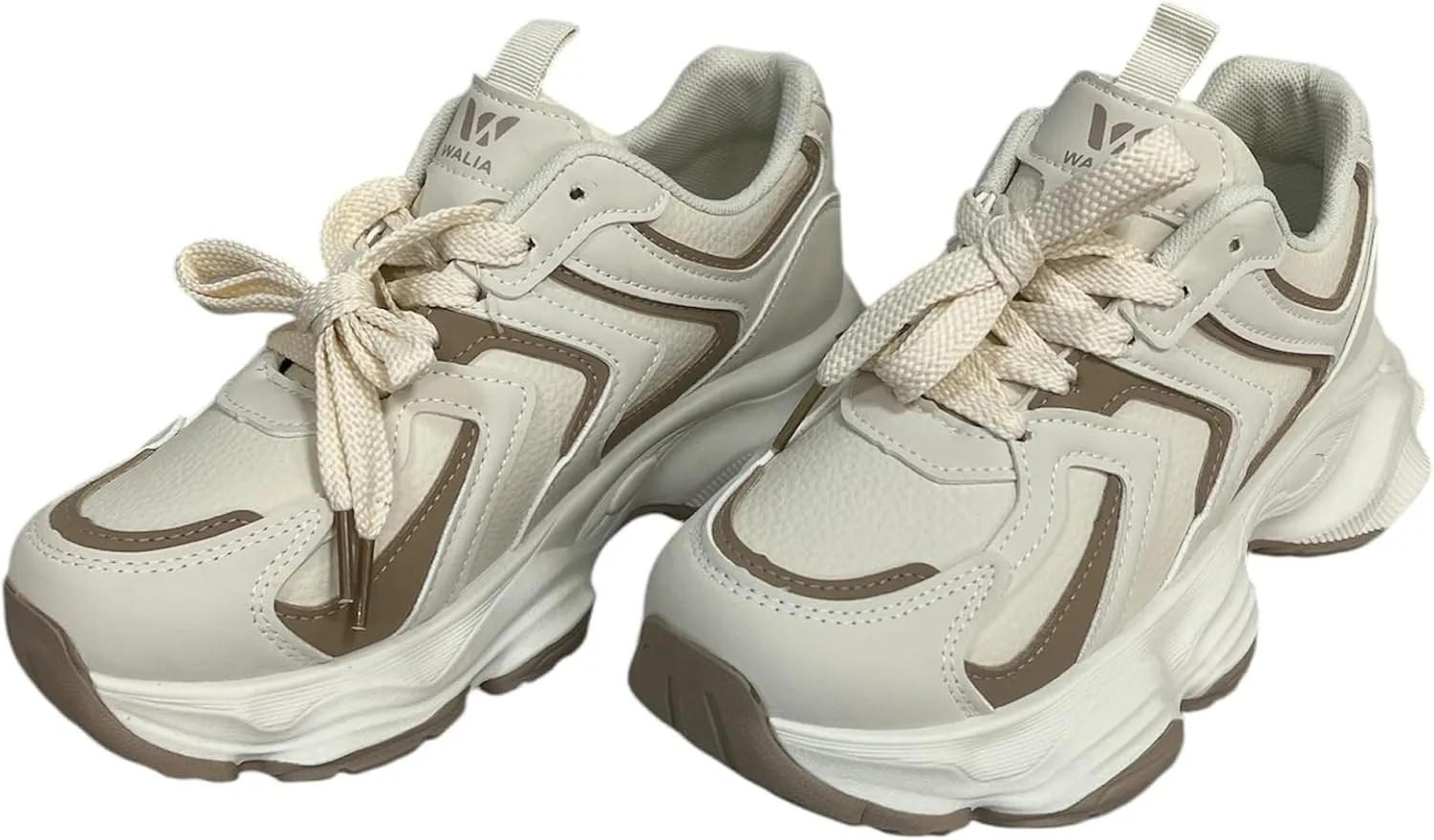 Chunky Platform Sneakers, High Platform Fashion Shoes, Lace-up Comfort