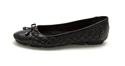 Cillian Leather Ballet Flats Black Size 85