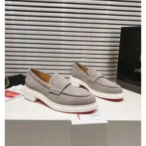 CL Urbino Moc Loafers Suede Leather Gray