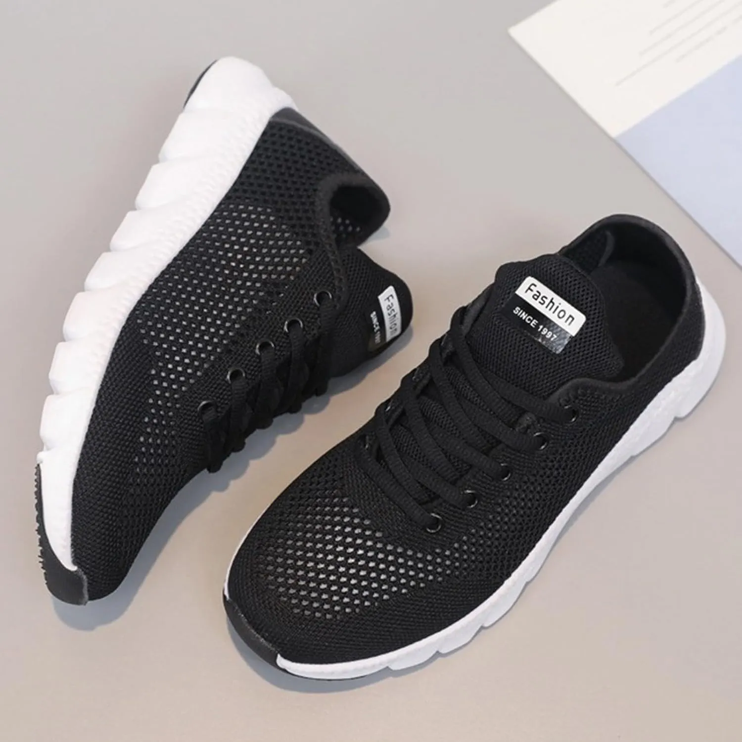 Cushion Comfortable Running Tennis Shoes for Women Sports Workout Gym Shoes for Running Standing All Day Shoe