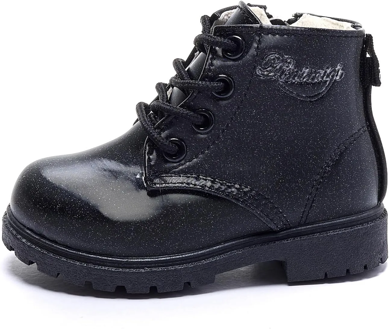 Daclay Kids Boots Children Boys and Girls Candy-Colored Waterproof and Velvet Boots