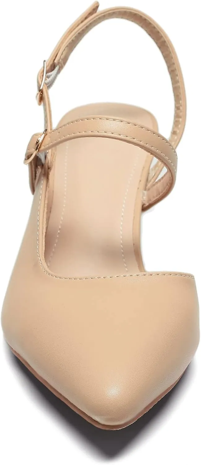 DADAWEN Women's Strappy Open Toe Rhinestone Low Block Chunky Heels Sandals Ankle Buckle Heeled Sandals Wedding Party Dress Pumps Shoes