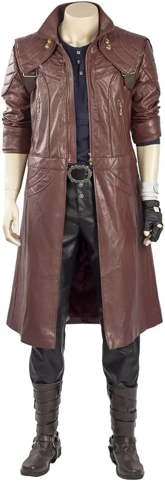 Dante Devil Cosplay May Costume Boots Adult Men DMC Cry Steampunk Shoes Accessories Outfit