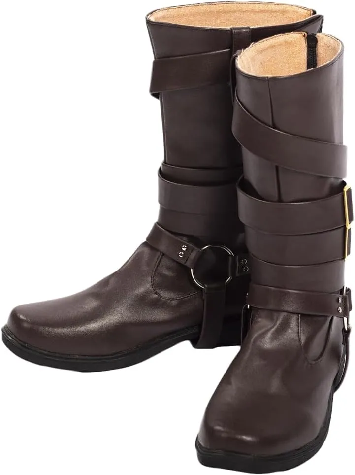 Dante Devil Cosplay May Costume Boots Adult Men DMC Cry Steampunk Shoes Accessories Outfit