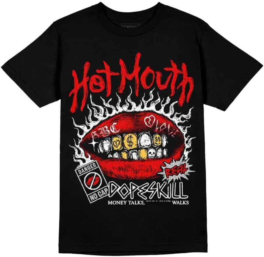 DopeSkill Graphic Tee BOGO Streetwear Hip Hop Hypebeast Unisex T-Shirt Sneaker Colour Matching Shirts Rapper Mouth