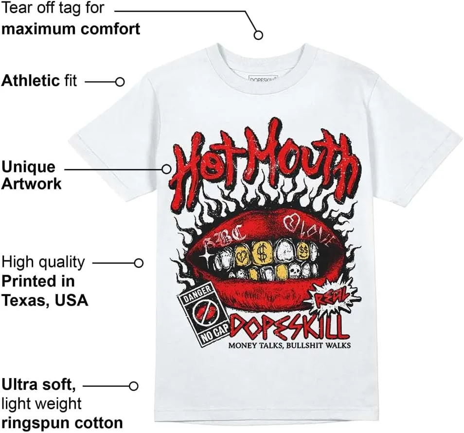 DopeSkill Graphic Tee BOGO Streetwear Hip Hop Hypebeast Unisex T-Shirt Sneaker Colour Matching Shirts Rapper Mouth