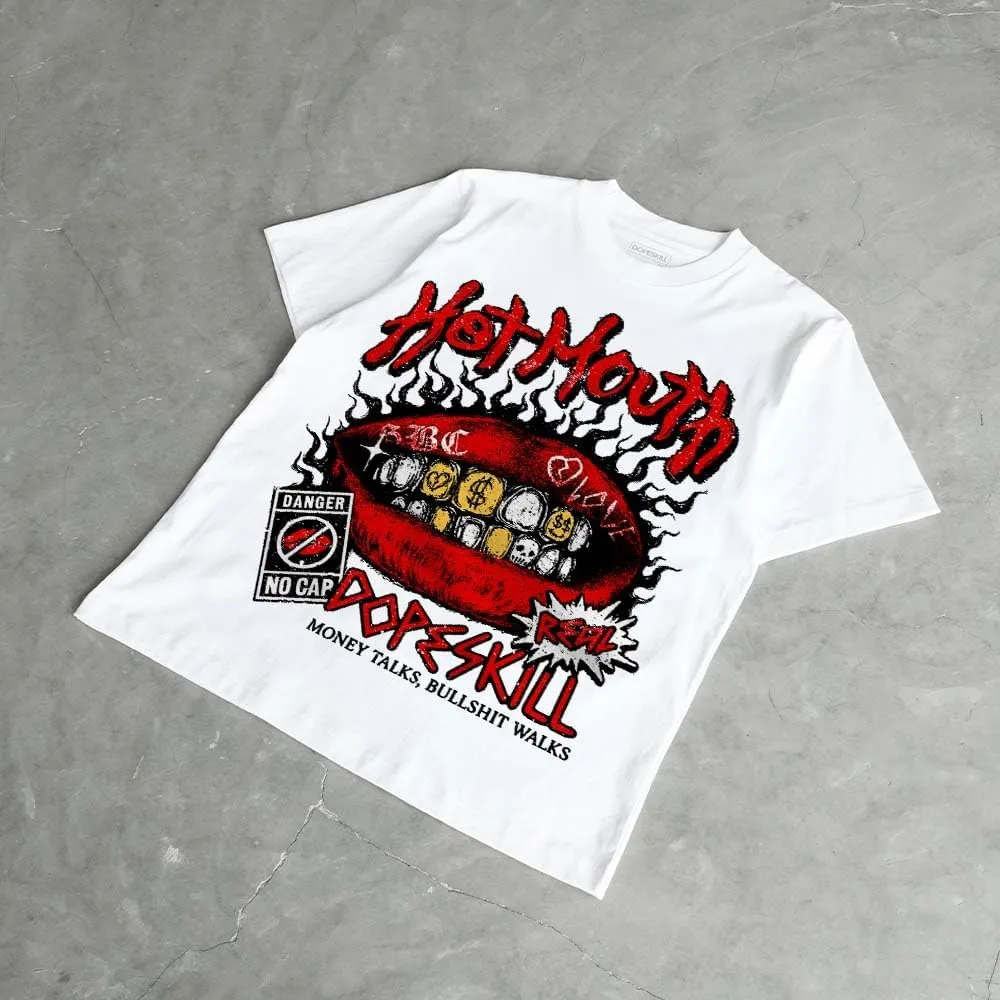 DopeSkill Graphic Tee BOGO Streetwear Hip Hop Hypebeast Unisex T-Shirt Sneaker Colour Matching Shirts Rapper Mouth