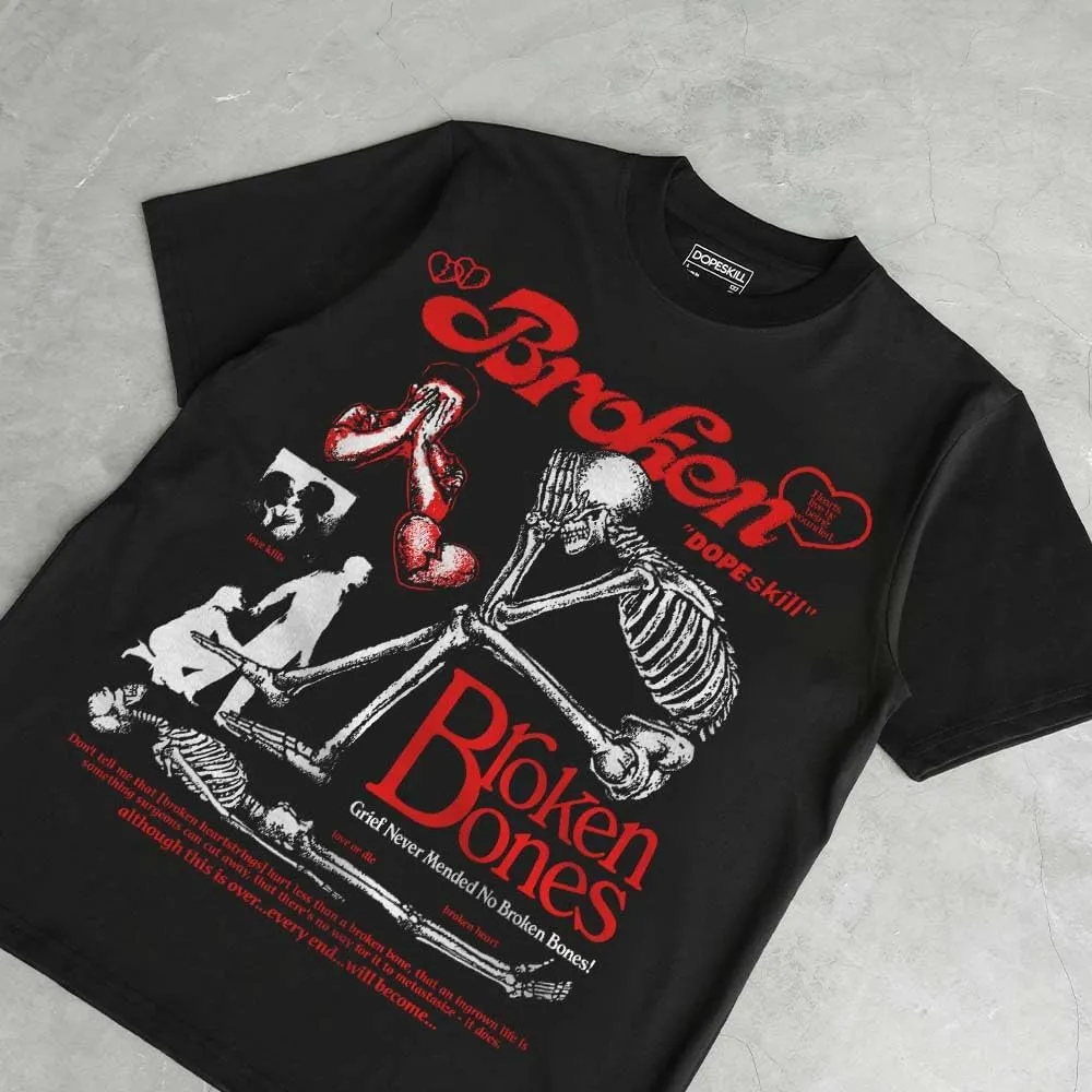 DopeSkill Graphic Tee Streetwear Hip Hop Hypebeast Street Style Unisex T-Shirt Sneaker Colour Matching Shirts Horror Skeleton